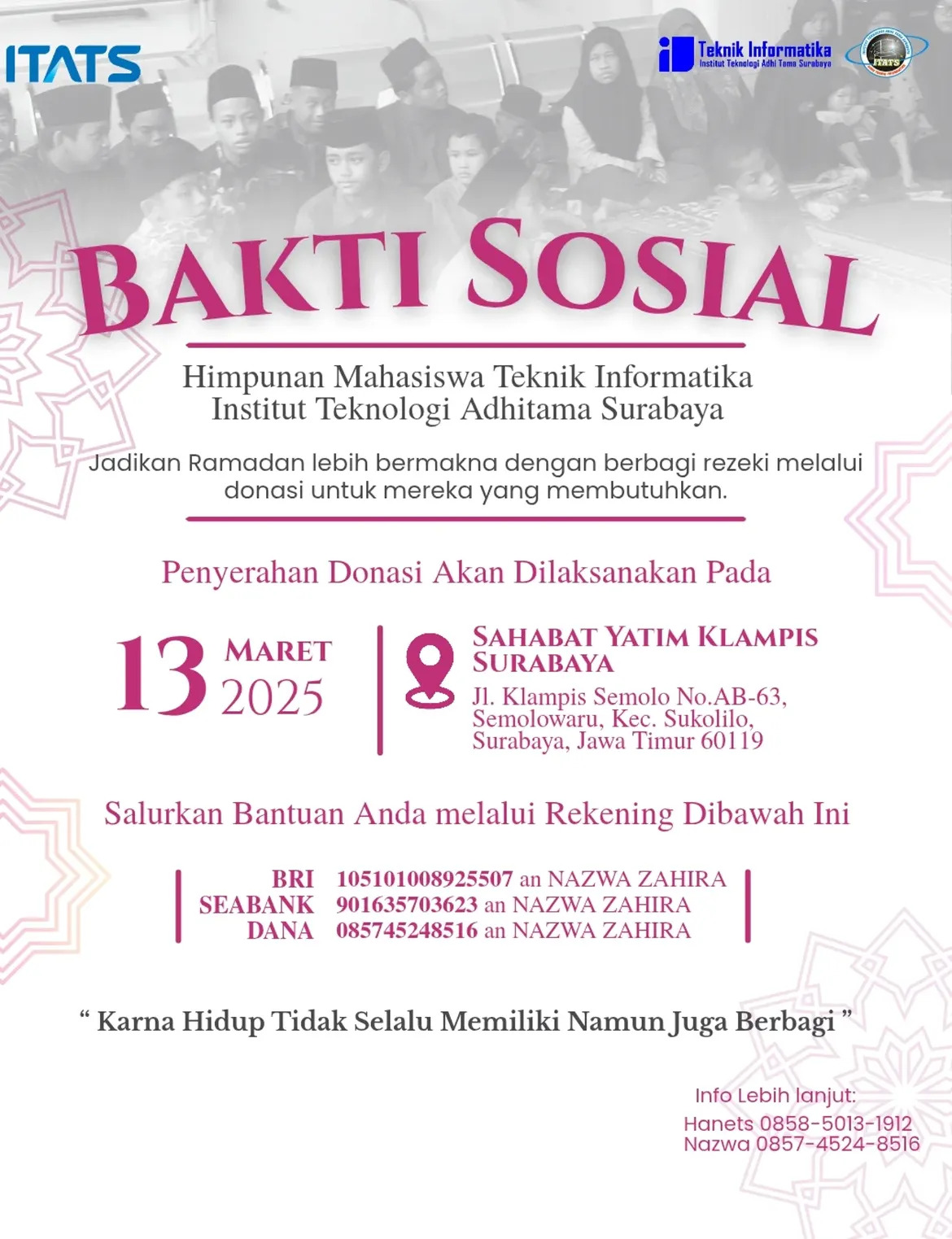 Bakti Sosial HMIF ITATS 2026